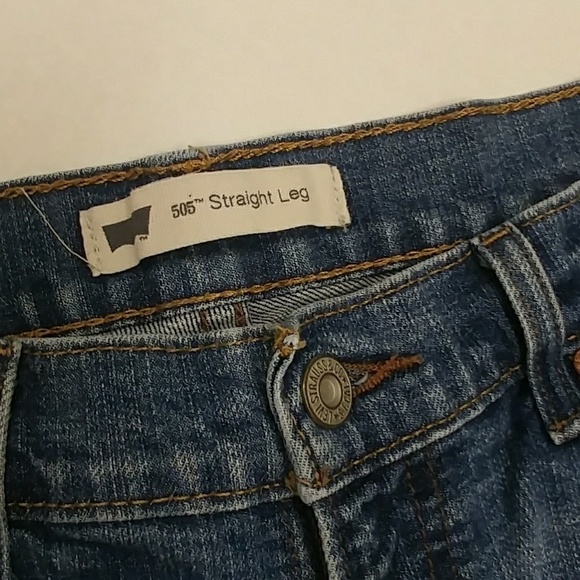 Vintage Levis 505 High Rise Cutoffs Y2k 90s 6 - Picture 6 of 7